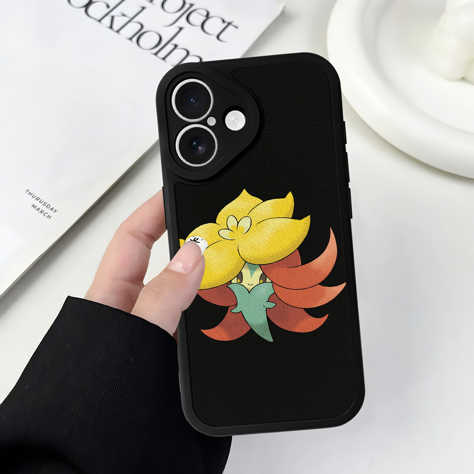 （画像用） ポケットモンスター Pokémon 【iPhone 16シリーズ対応】シリコンスマホケース（レザー調） 材質：シリコン
